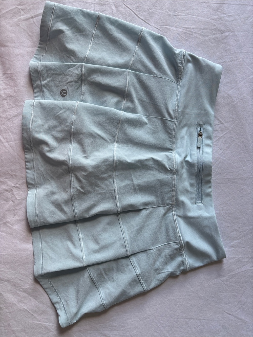 Lululemon Pace Rival Mid-Rise Skirt in Powder Blue (Size 4)